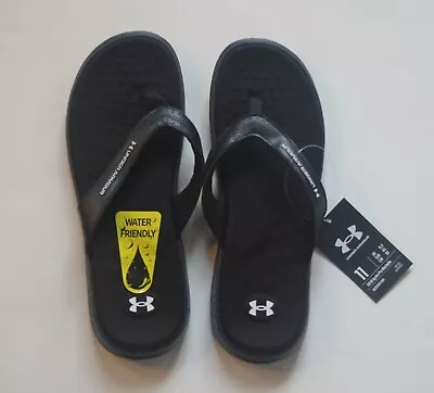 Under Armour Women's Ignite Pro Marbella  Sandal   Size 9 10 11    3026030 Black • $29.99