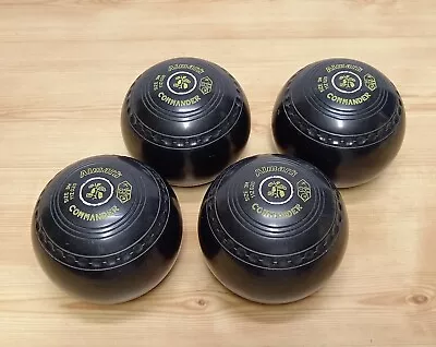 Almark Commander Lawn Bowls - Size 3M - Set Of 4 - Used Condition  • £49.99