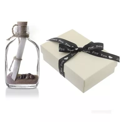 £13.95 • Buy 1st Paper Wedding Anniversary Message In A Bottle Gift For Husband, Wife, Couple