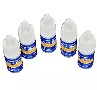 10x Bottles Of Professional 3g Nail Glue For False Nails Tips Acrylics UK Seller • £2.95