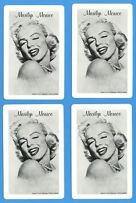 Lot Of 4) Marilyn Monroe 1956 Frank Powolny Fur & Pearls Playing Cards Hoyle 2's • $35