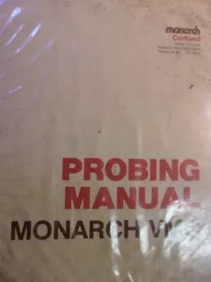 Monarch Cortland Probing Manual VMC's Fanuc 88321 *FREE SHIPPING* • $39.99