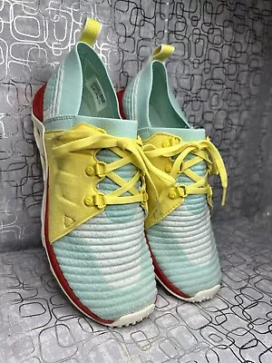 Merrell Tennis Shoe Range AC Running Training Women Size 10 J97778 Aqua Orange • $18