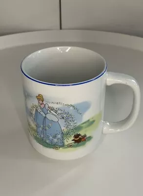 Vintage Cinderella Disneyland Disney World Coffee Mug Carriage Fairy Godmother • $0.99