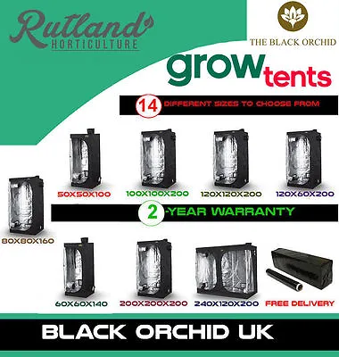 £48.18 • Buy Grow Tent Indoor Hydroponic Black Orchid Best Indoor Light Kit Bud Dark Room