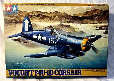 Tamiya 1/48 F4U-1D Corsair Model Kit #61 • $1.25