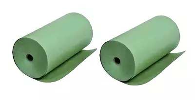Green Masking Paper - Moisture Bleed Resistant Auto Paint 18  X 450' 2 ROLLS • $36.99
