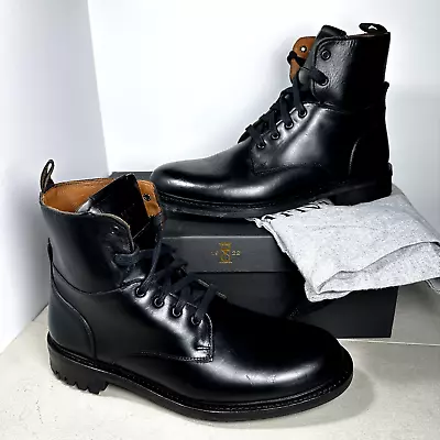 New Allen Edmonds Chapman Weatherproof Combat Boots Black Leather Mens Size 10 D • $178.75