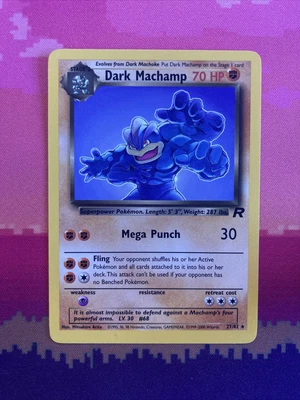 £8.95 • Buy Pokemon Card Dark Machamp Team Rocket Rare 27/82 Near Mint 