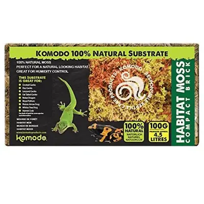 $23.50 • Buy Komodo Habitat Moss Compact Brick Natural Substrate