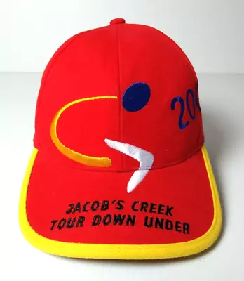 Vintage Jacob's Creek Tour Down Under Strap Back Cap Hat Cycling - Road Racing • $34.45