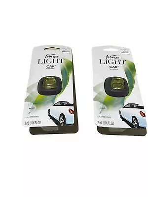 2 Packages Febreze Car Vent Clip - Light - Bamboo - Car Air Freshener - 0.06 OZ • $8.99