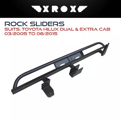 Xrox Rock Sliders Fits Toyota Hilux Dual & Extra Cab 03/2005 - 06/2015 4x4 4WD • $1112.99