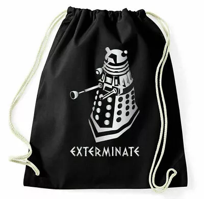 Dalek Gym Bag Exterminate Doctor Who Sportbeutel Cybemen Tardis • £18.29