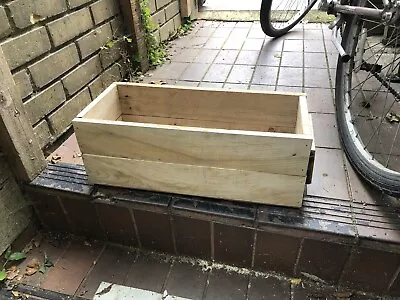 1 X Oak Storage/window Box Planter 50cm Long X 20cm Tall X 18cm Deep • £20