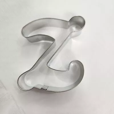 Cookie Cutter Initial Letter Z Wilton Brand Monogram Metal • £7.78