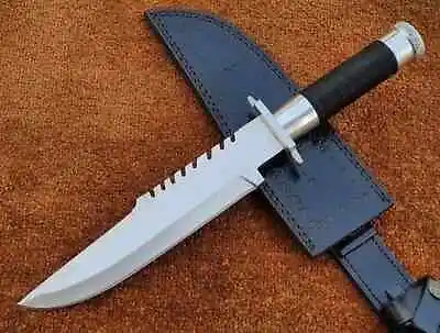 Commando Knife Custom Handmade 5160 Spring Steel Bowie Knife Tactical Knife • $99.99
