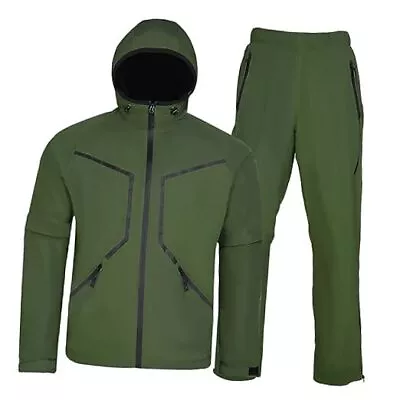  Golf Rain Jacket Waterproof Golf Rain Suits For Men Performance X-Large Green • $236.95