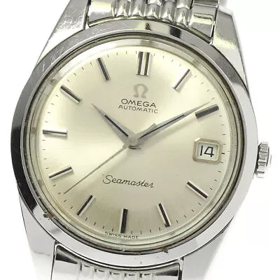 OMEGA Seamaster 166.010 Cal.565 Rice Bracelet Silver Dial Automatic Men's_807947 • $1368.78