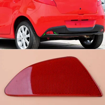 Red Rear Left Fog Light Reflector Fit For Mazda 2 Demio 5 Door Hatchback 2015-18 • $9.45