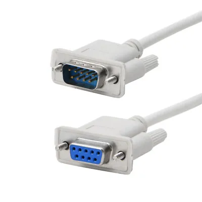 Serial Cable Male To Female Extersion DB9 9 Pin RS232 MF COM Port Wire • $7.99