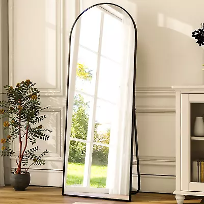  21 X64  Full Length Mirror Arched W/ Stand Aluminum Alloy Framed Floor Mirror • $89.99