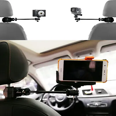 Video Camera Car Headrest Mount For GoPro Action  DSLR Camcorders & Smartphones • $9.80