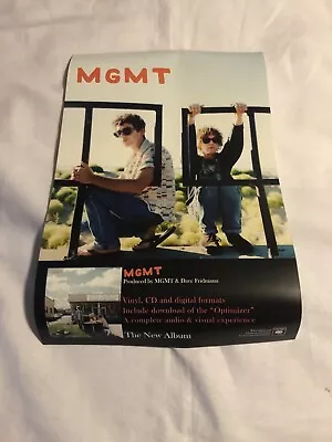 Rare 2015 MGMT Self Titles Lp Poster Record Store LP Promotional Promo Poster • $60