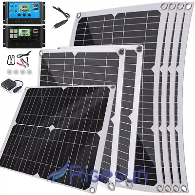 12V Volt Mono-crystalline Solar Panel Rooftop Camping RV Off Grid 400W/300W/5W • $20.99