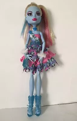 Monster High 11  Doll ABBEY BOMINABLE Abby Dot Dead Gore-geous Gorgeous Snow Lot • $34.95