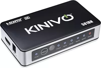 Kinivo 501BN HDMI 5-Port Switch NO POWER SUPPLY NO REMOTE • £15