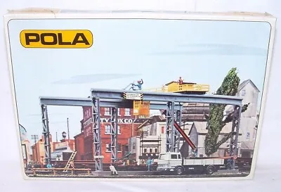 Pola Germany HO 1:87 INDUSTRIAL STEEL CONSTRUCTION SITE Model Kit MISB NEW! • $44.99