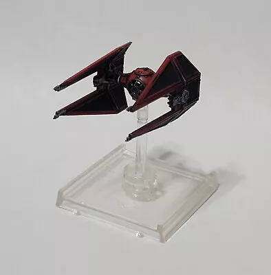 Imperial TIE Interceptor (Imperial Aces Red) - Star Wars X-Wing - USED • $15