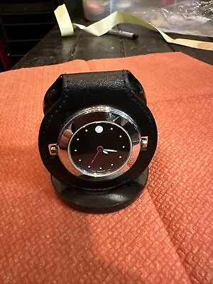 Movado Swiss Travel Clock - Rare!! Sapphire Crystal… • $25