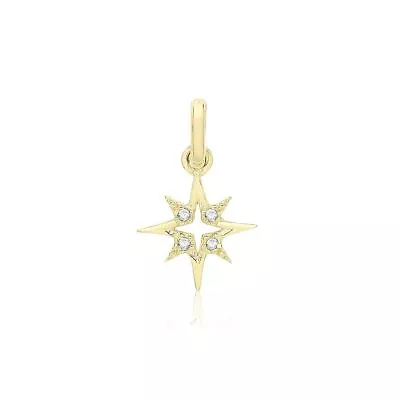 9ct Yellow Gold Starburst Pendant • £50.48