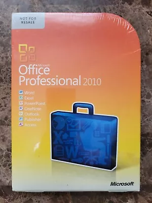 NEW SEALED Microsoft Office Professional Pro 2010 Full Version For 2 PC • $199.99