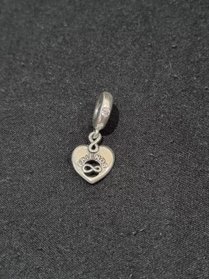 $40 • Buy Authentic Genuine PANDORA Friends Forever Heart Dangle Charm - 799294C01