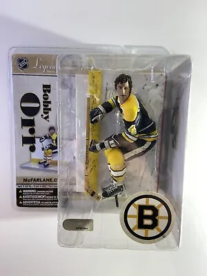 Bobby Orr In Away Black Boston Bruins NHL McFarlane Legends Series 3 Figure 2006 • $71.16