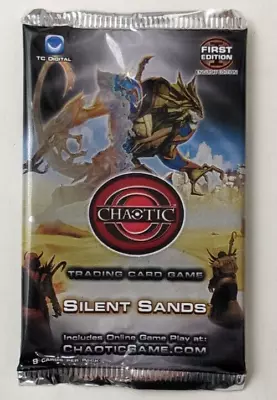 Chaotic TCG Silent Sands Booster 1st Edition NEW Sealed First Melke Art Pack • $14.99