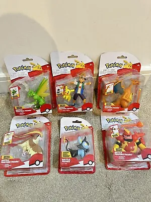 £10 • Buy Jazwares Pokémon 6x Assorted +  Ash Action Figure And More. Brand New!