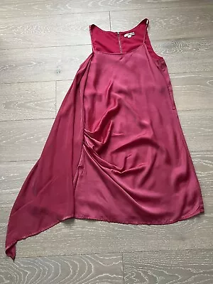 DKNY Jeans 3 In 1 Pink Drape Dress Size 2 Uk8 • £0.99