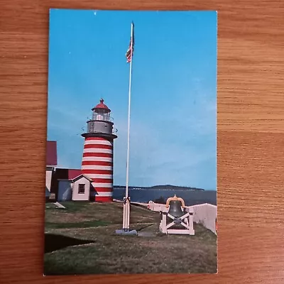 Postcard West Quoddy Head Light Maine USA 🇺🇸  • £0.99