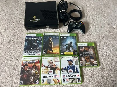 $109.99 • Buy Microsoft Xbox 360 S Slim Console Model 1439 Black System 250GB Bundle! TESTED