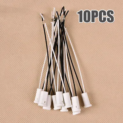 10pcs 10cm LED G4 Halogen Ceramic Lamp Holder Wire Bulb Connector Socket Light • $5.28