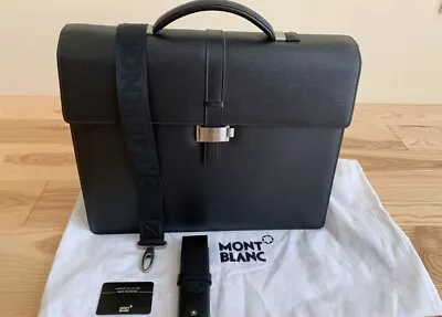 Montblanc Men's Leather Briefcase • $50