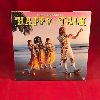 CAPTAIN SENSIBLE Happy Talk 1982 UK 7  Vinyl Single Original 45 Damned Record • £8.66