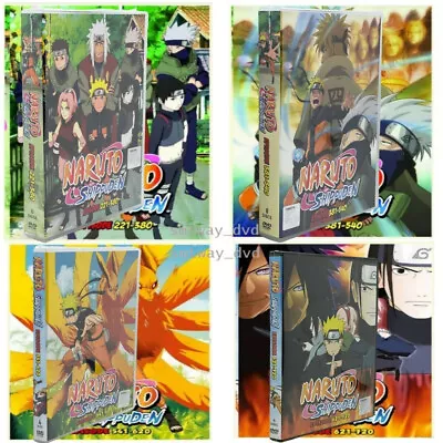 Naruto Shippuden Episode 1-500 DVD Anime Complete TV Box Collection English Dub • $138.88