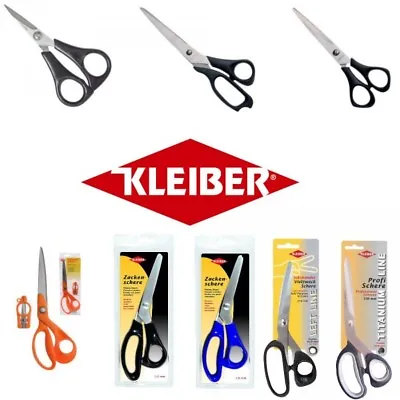 £5.55 • Buy Kleiber Top Line Scissors Dressmaking, Pinking Shears, Embroidery