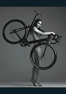 £9.49 • Buy Victoria Pendleton Cycling Olympic Nude BW POSTER