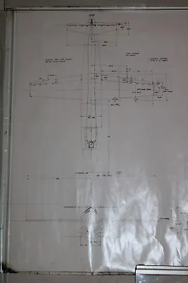 $4000 • Buy Bell X-1 Rocket Aircraft Manufacturer Original Experimental Aircraft Blueprints
